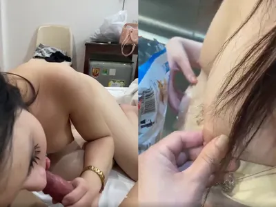 Phang em phương thảo vú to từ từ thang máy đến ban công