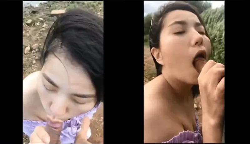 Cô bạn gái bj cho tình nhân bên bờ sông
